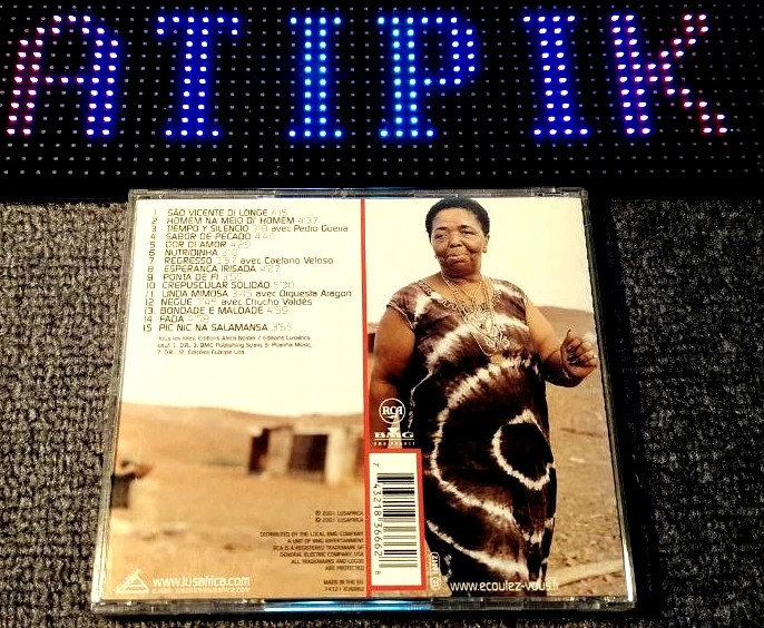 🌊 Cesaria Evora - São Vicente De Longe - CD Lusafrica/RCA - Colecionador 💎 – photo 2